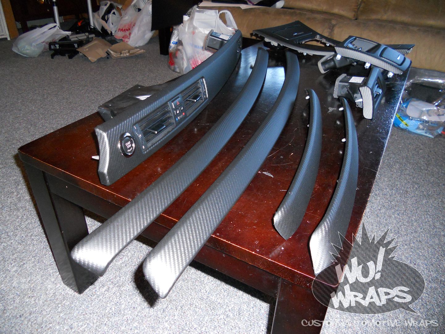 Bmw E92 335i Carbon Fiber Interior Trim Wrap Wu! Wraps 5 Photo by